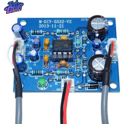 NE5532 OP-AMP Stereo Amplifier Board Audio HIFI Speaker Amplifier Module Control Board Circuit Sound Development for Arduino