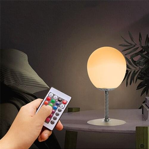 LED Decompression Lamp Remote Control Night Lights Soft Silicon Touch Sensor 16 Colors Desk Night Lighting Kids Gift