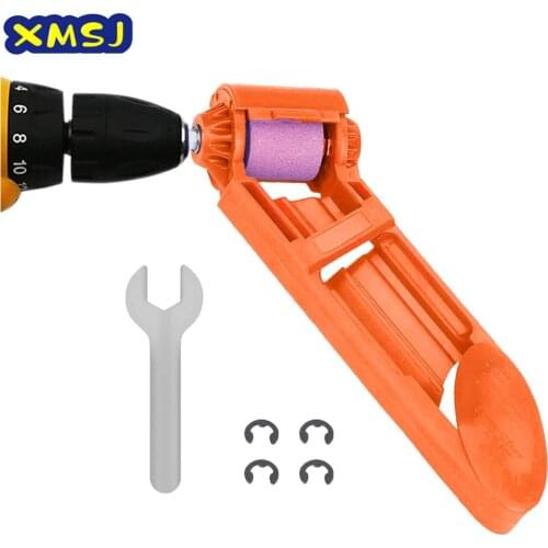1 Set Corundum Grinding Wheel Drill Bit Sharpener Titanium Drill Portable Drill Bit Powered Tool Parts