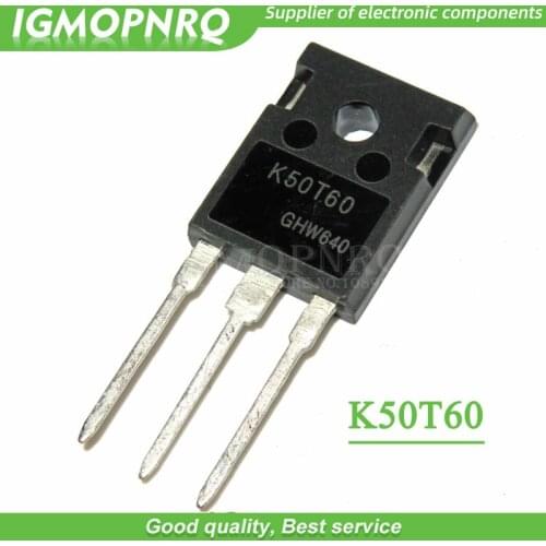 5PCS K50T60 IKW50N60T 50N60 TO-247 50A 600V IGBT transistor ,new original