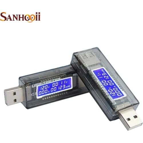 Good Quality 4-20V Voltage Meter Current Meter Battery Tester Support QC2.0 USB Charger Doctor Voltmeter Gadgets ZM56