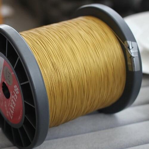 0.4mm 1-50m Golden nylon coated 7-strand steel wire Soft thread cord for making jewelry material accessories