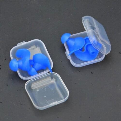 1 Pair Waterproof Soft Ear Plugs Environmental Silicone Dust-Proof Earplugs Diving Water Sport Swimming Accessories FreeShipping