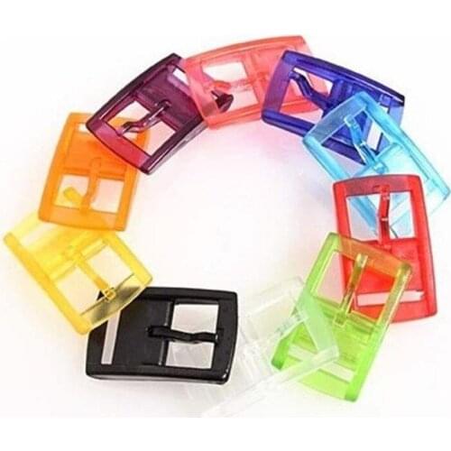 1 Pcs Anti-allergy Belt Buckle Head Through Security Needle Buckle 3.4cm Plastic Pants Silicone Leather Lead Plastic Buckle