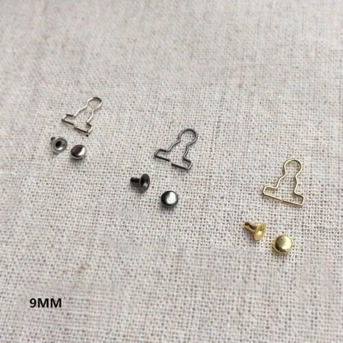 20 PCS Doll Clothes DIY Metal Buckle Mini 9mm fit for 1/6 BJD Blyth Barbies Azone Doll Accessories