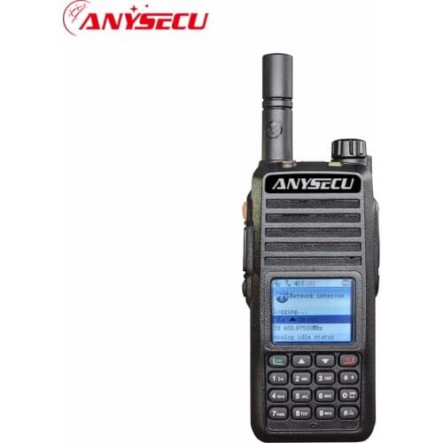Anysecu 4G Radio Walkie Talkie G6000 Linux system Realptt Platform UHF 400-470MHz With GPS Location Function