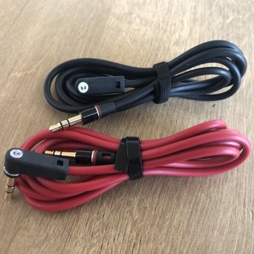 500pcs/lot 3.5mm AUX Cable Cord for Monster Solo Beats Studio 1.2m Audio Right Angle Male to Male Studio Stereo 90 Degree