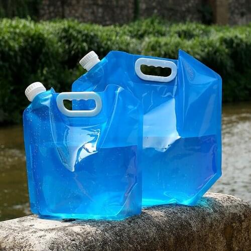 Travel Outdoor Water Bags Foldable Portable Drinking Camp Cooking Picnic BBQ Water Container Bag Carrier Car Water Tank Ice Bag