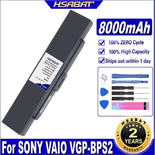 HSABAT VGP-BPS2 8000mAh Laptop Battery for SONY VAIO VGP-BPS2A VGP-BPS2B VGP-BPS2C VGN-FS515 VGN-S240 PCG VGC-LB VGN-AR AR11
