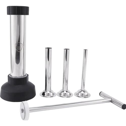 Stainless Steel Sausage Stuffer Sausage Filling Machine Syringe Meat Filler Kitchen Tools Manual Sausage Hot Dog Maker