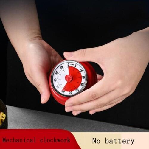 Kitchen Timer Multifunctional Mechanical Timer Baking Learning Cooking Countdown Reminder Digital Pointer With Magnetic Clock