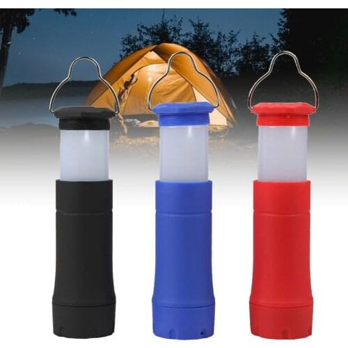 Lightweight Camping Flashlight Battery Powered Retractable LED Lantern for Fishing Hiking Camping