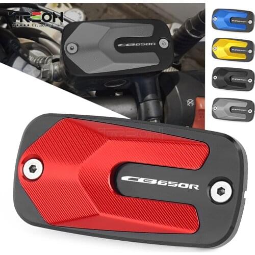 Motorcycle CNC Aluminum Front Brake Reservoir Fluid Tank Cover Oil Cap For Honda CB650R 2019-2021 CBR650R CB CBR 650R 650 R