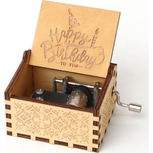 Y-Wood Musical Box BirthdayTheme Music Boxes For Relatives And Friends Gift Decoration Musical Boxes