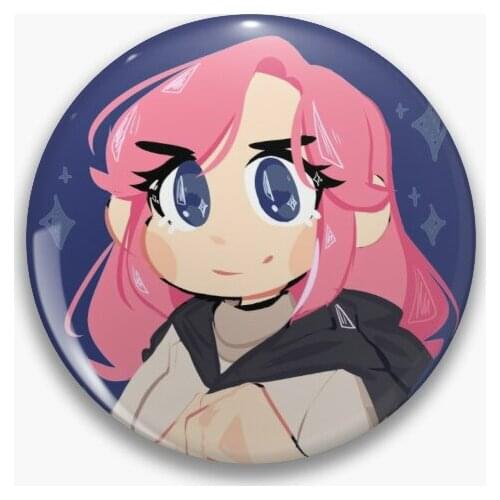 Niki Nihachu Soft Button Pin Lover Gift Badge Jewelry Creative Brooch Clothes Collar Decor Funny Metal Cute Hat Women Fashion