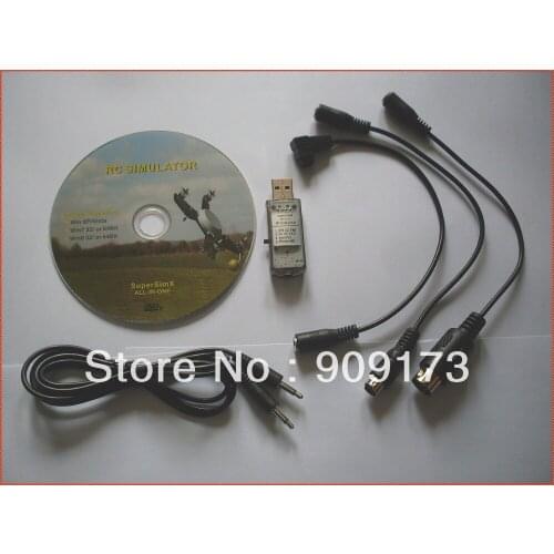 Newest 20 in 1 USB Simulator Cable For RC Realflight G6.5/G5.5 G5 G4.5 Phoenix,12in1 simulator upgraded,better than 16 in 1