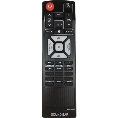 New Remote Control COV30748160 fit for LG Sound Bar Audio Systems