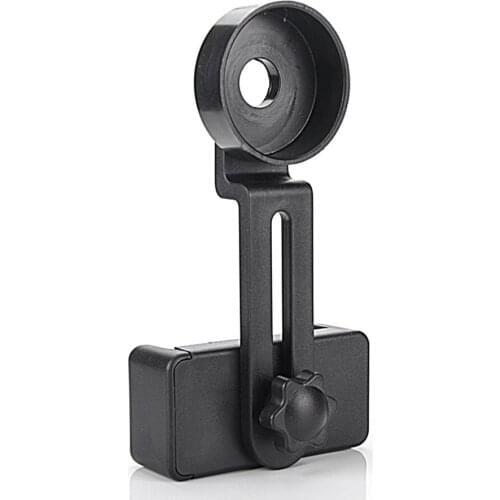 Upgrade Universal Cell Phone Adapter Bracket Clip Mount Soft Rubber Material for Binocular Monocular Spotting Scope Telescope