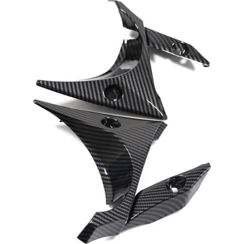 Pair Motorcycle ABS Plastic Carbon Fiber Upper Side Inner Fairing Cowl Cover Protector Guard For Yamaha YZF-R1 2004-2006