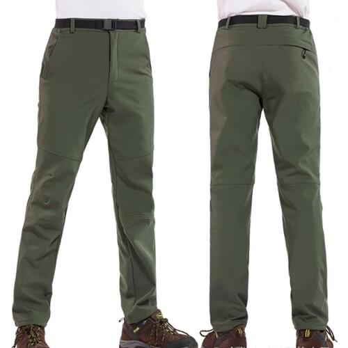 Plus Size Men pants Winter Fishing Trekking Hiking Pants Camouflage Plush Thick Long Trousers Mens tracksuit 2021 штаны
