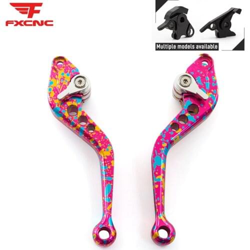 For Yamaha YFM700 Raptor 700R YFM 700 2000-2006 CNC Camouflage 3D Motorcycles Brake Clutch Levers Aluminum Adjustable Levers
