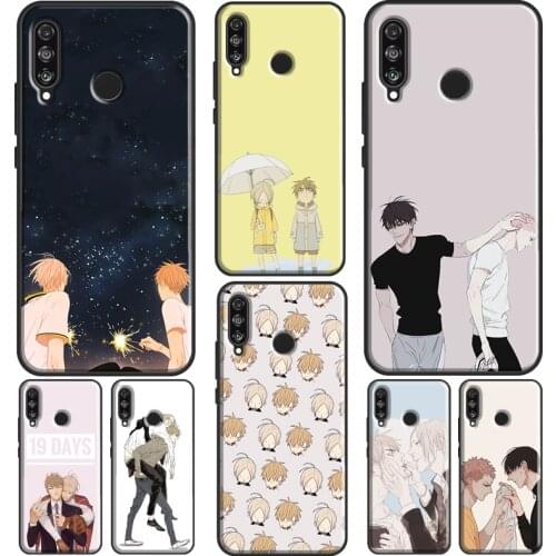 Manga 19 days Silicone Case For Huawei P30 P40 P20 Lite Mate 10 20 Pro P Smart 2019 Z 2021 Phone Cover