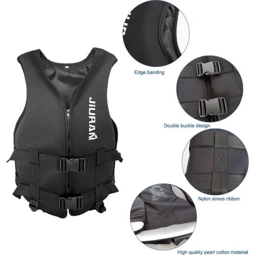 Outdoor Rafting Neoprene Life Jacket for Children and Adult Swimming Snorkeling Wear Fishing Kayaking Boatin Survival Suit