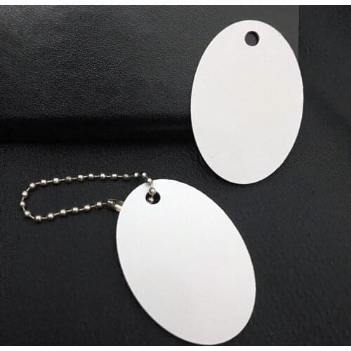 Sublimation Pet ID Tags Round Shape Transfer Metal Pet Tag Manufacturer Double Sided Sublimation Blank Dog Name Tags