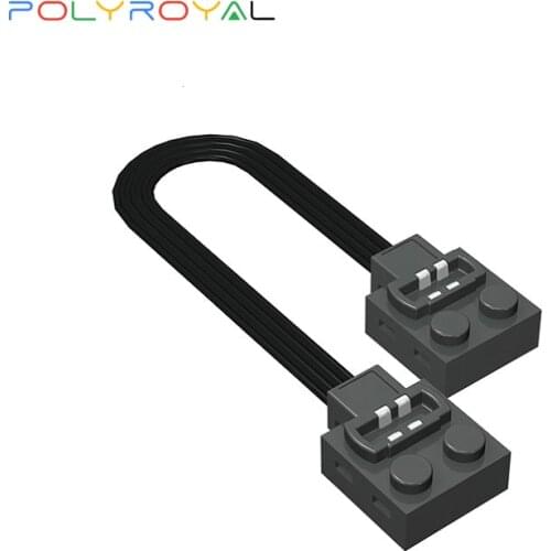 POLYROYAL Technical Parts Extension Wire 20cm Multi Functions Tool PF Model Sets Building Blocks Compatible All Brands 8886