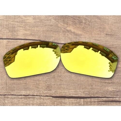 Vonxyz 24K Mirror Polycarbonate Replacement Lenses for-Oakley Valve New 2014 Frame