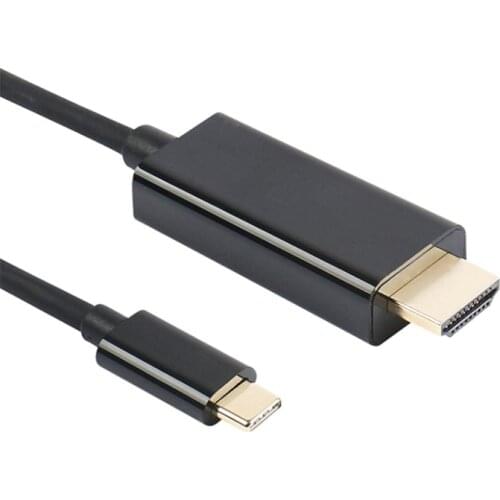 1.8M USB 3.1 Type C to HDMI Male 4K USB-C To hdmi Video Adapter Cable For MacBook Pro Huawei MateBook ChromeBook Sumsang S8