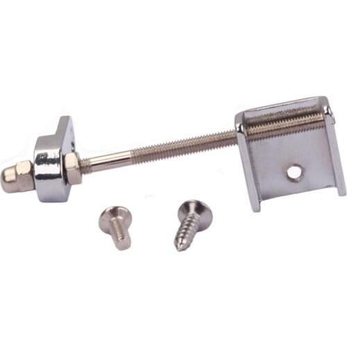 1 Set Scratch Plate Pickguard Mounting Mount Bracket Holder with Screw for Mandolin QF01 (Silver)