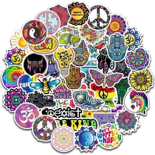 10/30/50PCS Cool Skateboard Sticker JDM Racing Sticker Notebook Graffiti Trolley Bike Scooter Waterproof PVC Sticker Wholesale