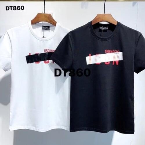 2021 Fashion Trend DSQ2 Mens Premium Printed T-Shirt DT860