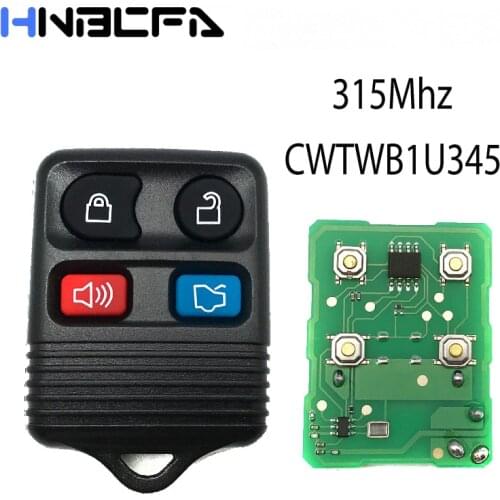 315MHz CWTWB1U345 Car remote Key Fob Ford 2001 2002 2003 2004 2005 2006 2007 Escape F150 Explorer 4 Buttons
