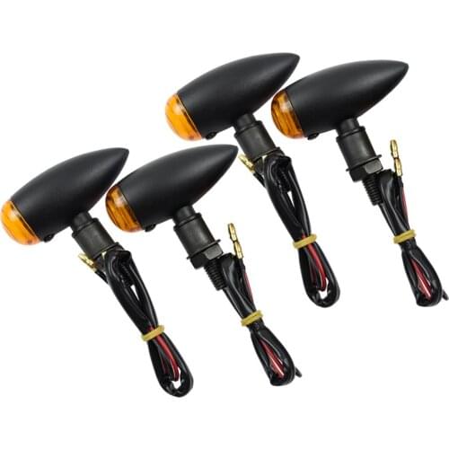 Motorcycle Turn Signal Light Indicator Lamp 4PCS For Harley Chopper Cruiser For Honda For Yamaha For Suzuki Prompt Turn To