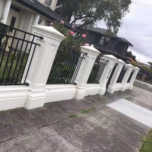 40cm /15.74in ABS GRC Plain Multi Functional Classic Style Concrete Roman Pillar Mold Seat Garden Fence Enclosing Wall Pedestal