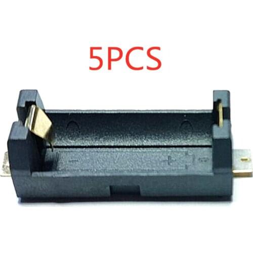 5PCS CR123A X1 16340 battery box LIR123A battery holder One batteries SMD gold-plated patch