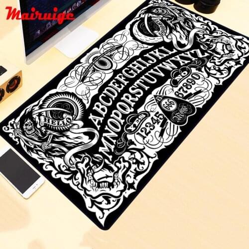 80x40cm Ouija Board Large Mouse Pad Desktop Keyboard Mat Office Home XXL Gaming Accessories Computer Mousepad PC Gamer Desk Mat