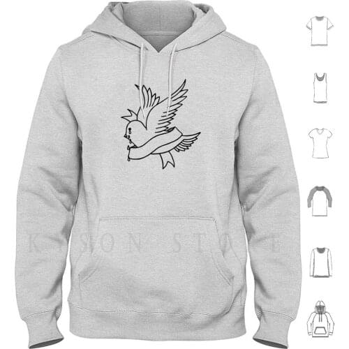 Absolute In Doubt Hoodies Long Sleeve Crybaby Cry Baby Dove Negative Pessimistic Pessimism Loner Stoner Misery