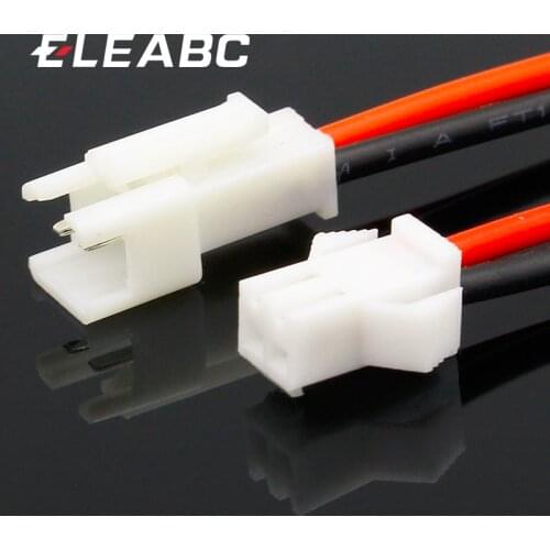 Promotion! 10Pairs 10cm Long JST SM 2Pins Plug Male to Female Wire Connector