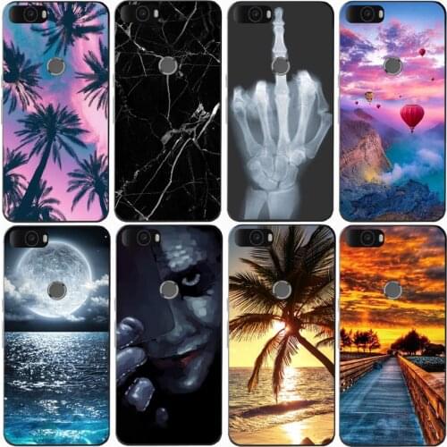 For HUAWEI NEXUS 6P Case Rose Wolf Cute Patterned Cover Soft Silicon Phone Case for Huawei Nexus 6p Top Quality