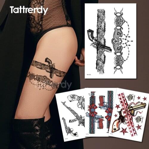 Stockings tattoo henna lace girls tatoo legs fake waterproof sexy tattoo sticker for women jewelry stickers water proof sticker