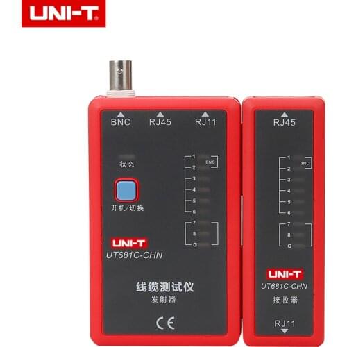 UNI-T UT681C-CHN Wire Tester Meter Network Cable Telephone Line Tester