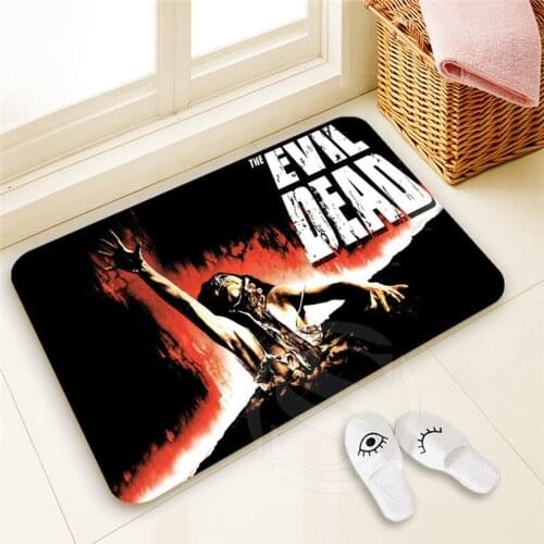 H-P886 Custom evil dead#6 Doormat Home Decor 100% Polyester Pattern Door mat Floor Mat foot pad SQ00806#H0886