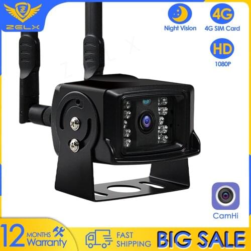 IP Camera WiFi 3G 4G SIM Card Outdoor CCTV 5MP 2MP Smart Home Video Surveillance Security Camera Wireless Metal P2P IP65 Camhi