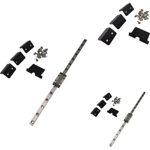 1Set 3D Printer X Axis MGN9H Linear Rail Upgrade Kit for Creality Ender 3 V2 3D Printer Linear Mod
