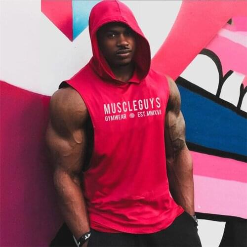 Workout Gym Tank Top New Mens Tank Tops Shirt Fitness Clothing Vest Sleeveless Cotton Man Canotte Bodybuilding Man Clothes Wear