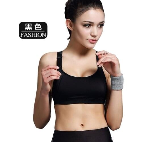 Soft! High Quality Womens Sports Bras Comfortable Top Underwear Running Bra Wireless Fitness Yoga Stretch Push Up Bra