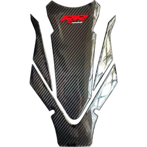 FOR BMW S1000RR 2019 2020 2021 Motorcycle Tank Pad Protector Gel Paint Protection 3D carbon fiber pattern fuel tank sticker